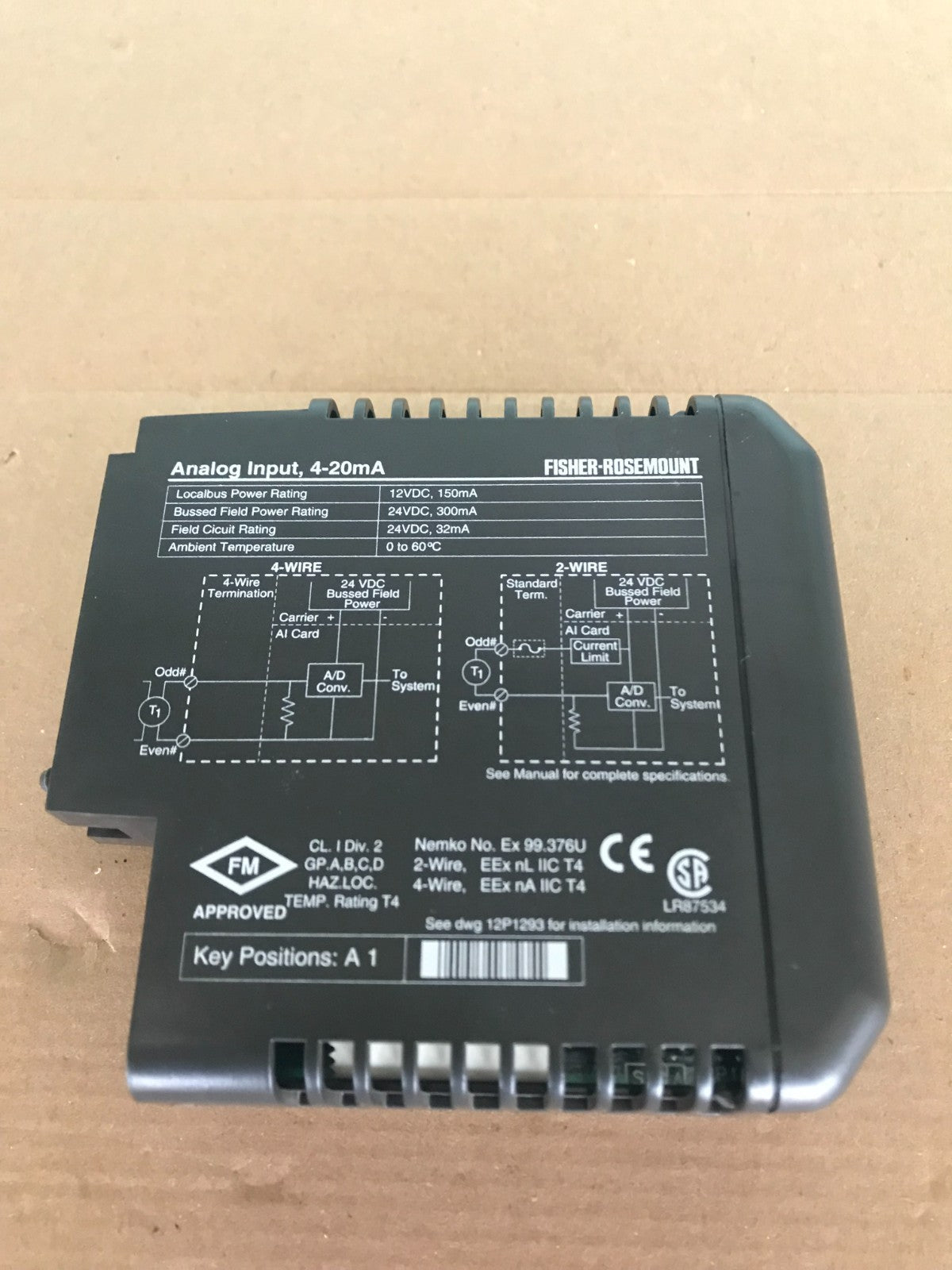 Fisher Rosemount Systems KJ3002X1-BC1 REV.M LIVRAISON RAPIDE