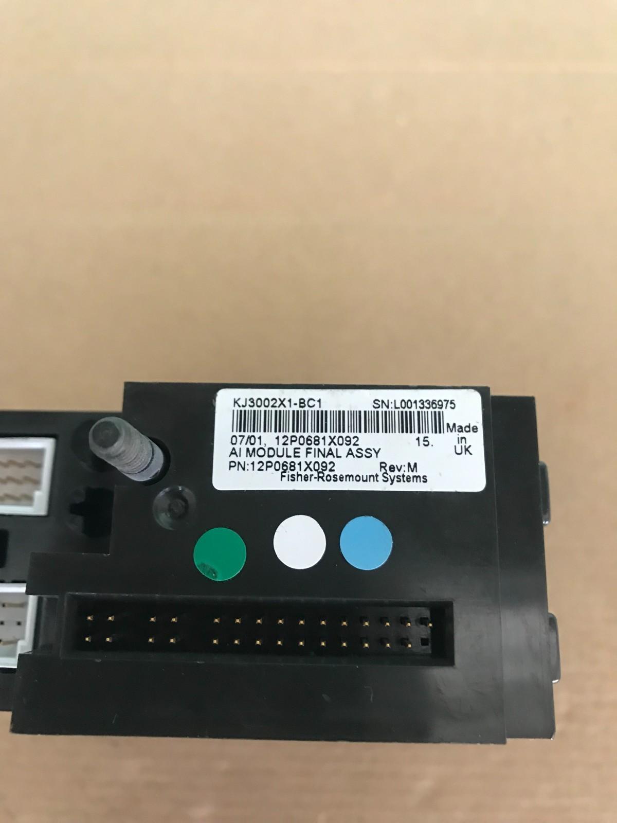 Fisher Rosemount Systems KJ3002X1-BC1 REV.M SCHNELLER VERSAND