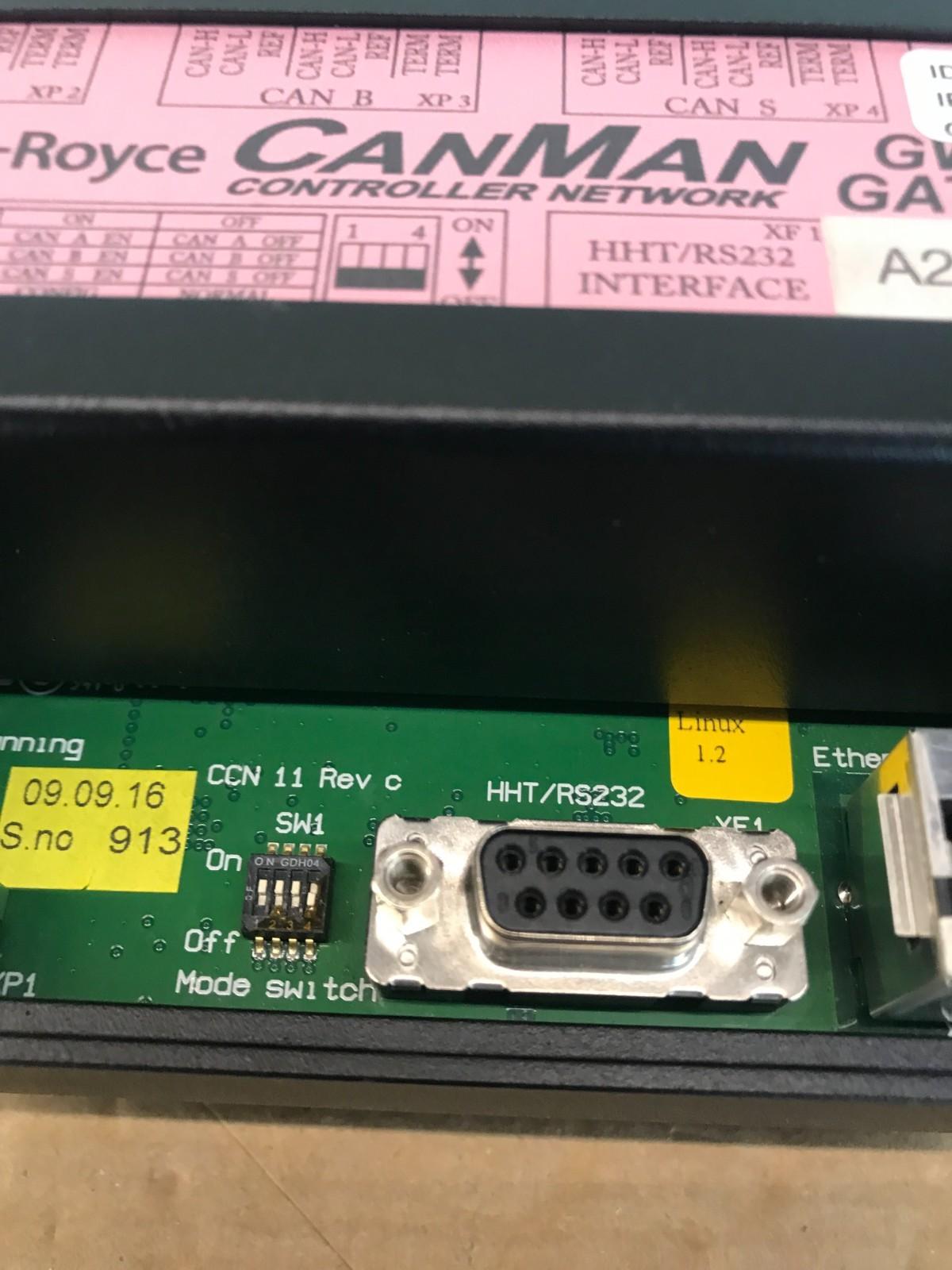 ROLLS ROYCE GWY 11 GATEWAY CANMAN CONTROLLER NETWORK Spedizione veloce