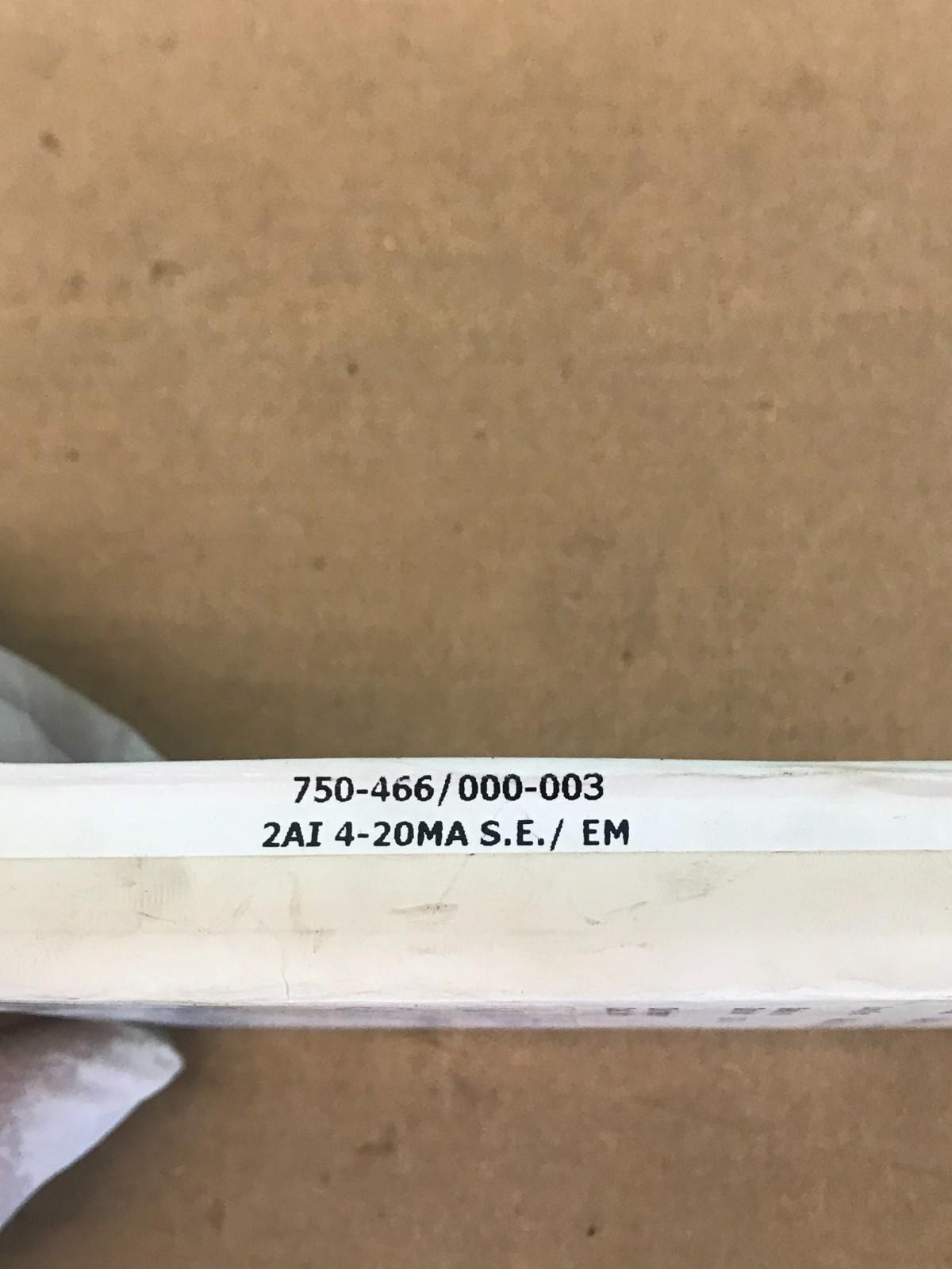 WAGO 750-466 000-003 envío rápido