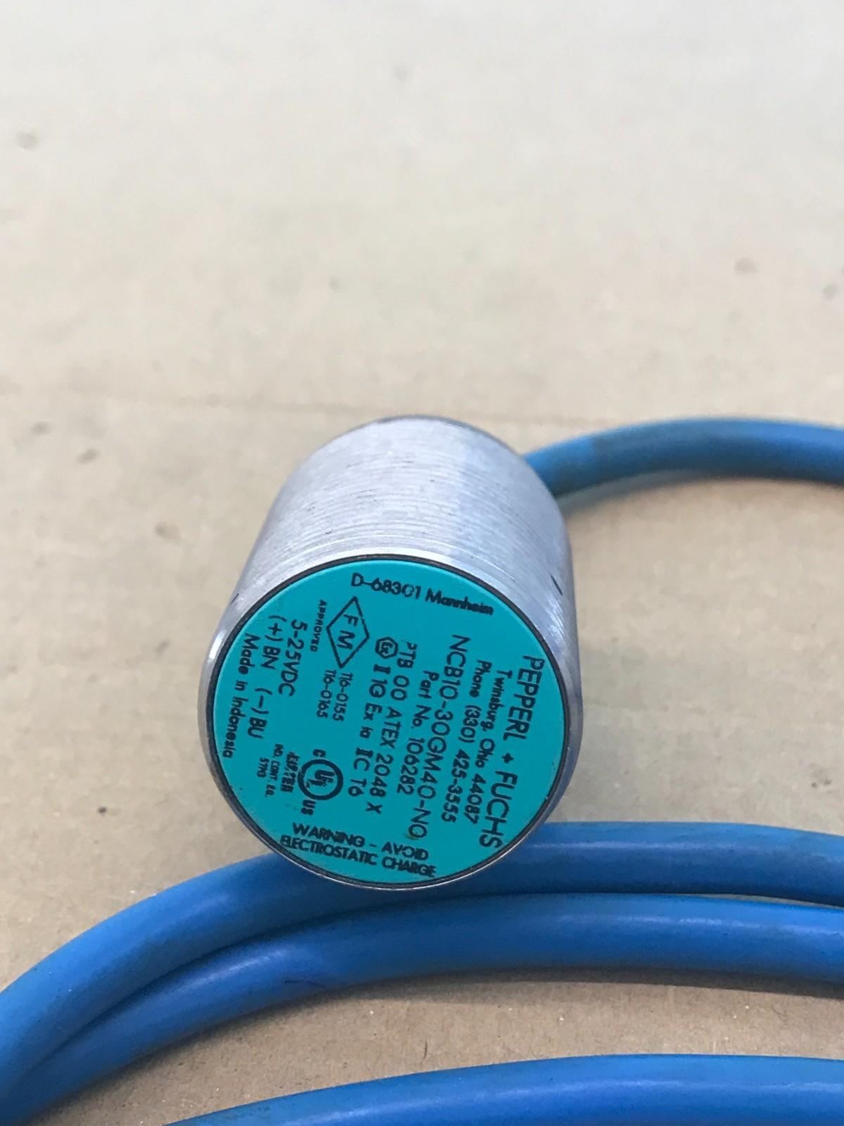 PEPPERL FUCHS NCB10-30GM40-N0 NÄHERUNGSSENSOR 5-25VDC schneller Versand