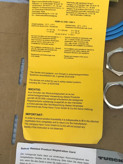 TURCK Ni15-G30-Y1 Induktiver Sensor NI15-G30-Y1 Schneller Versand