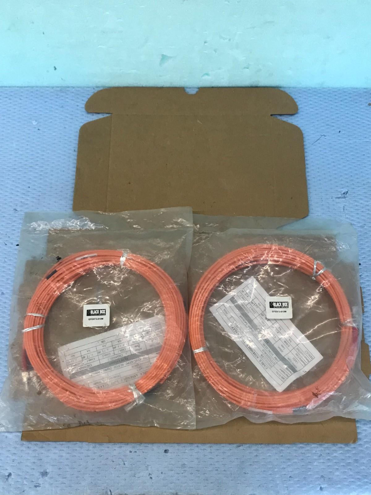 ST-ST DUPLEX PATCHCORD OPTIC FIBRE EFE073-010M STST62DOR10 Fast Shipping