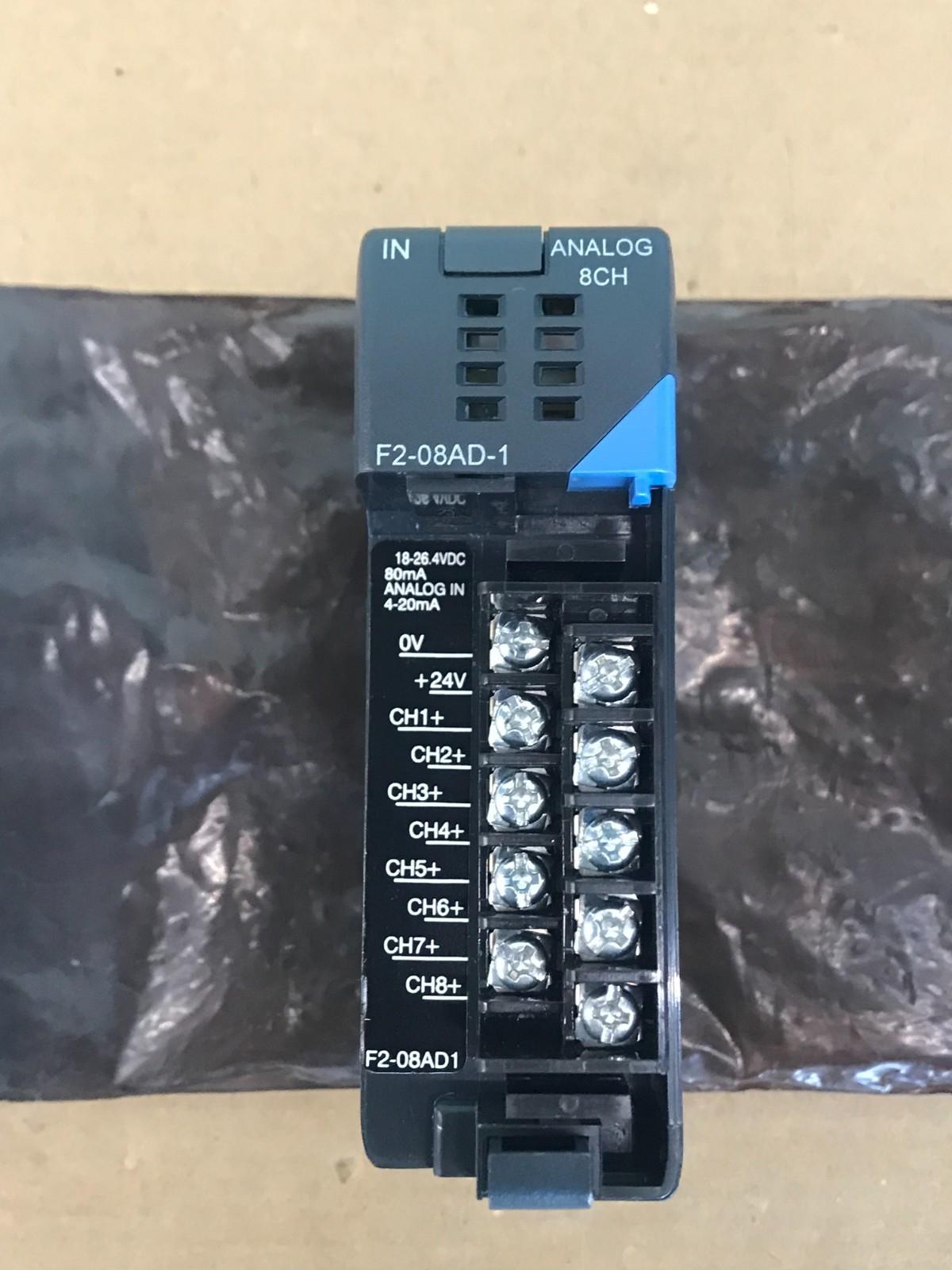 FACTS ENGINEERING F2-08AD-1 ANALOG INPUT MODULE 4-20MA 94V-0 80MA Fast Shipping