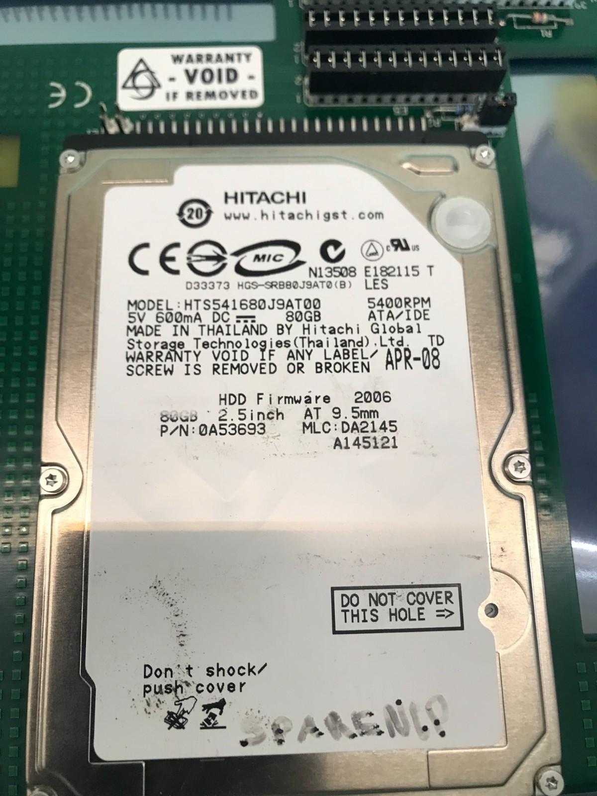 VMIC VMIVME-7452  80 GB Harddisk and Floppy module Fast sHipping