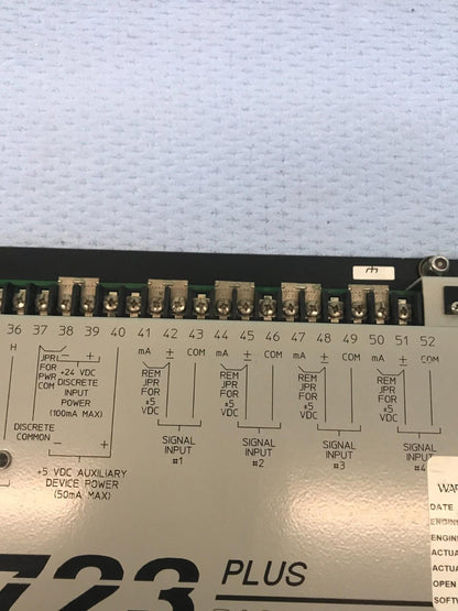 Woodward 723 Plus Digital Control 8280-5010 per Wartsila 12V32 LN spedizione ...