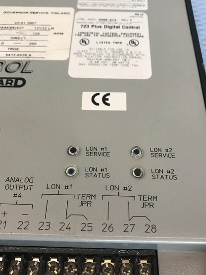 Woodward 723 Plus Digital Control 8280-5010 per Wartsila 12V32 LN spedizione ...