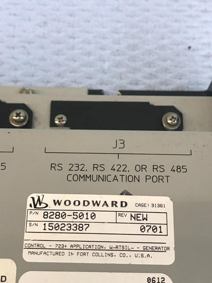 Woodward 723 Plus Digital Control 8280-5010 per Wartsila 12V32 LN spedizione ...