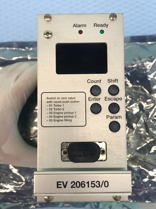 DR. E. Horn EV 206153/0 Turbine Counter TUFWS V3.7 Fast Shipping