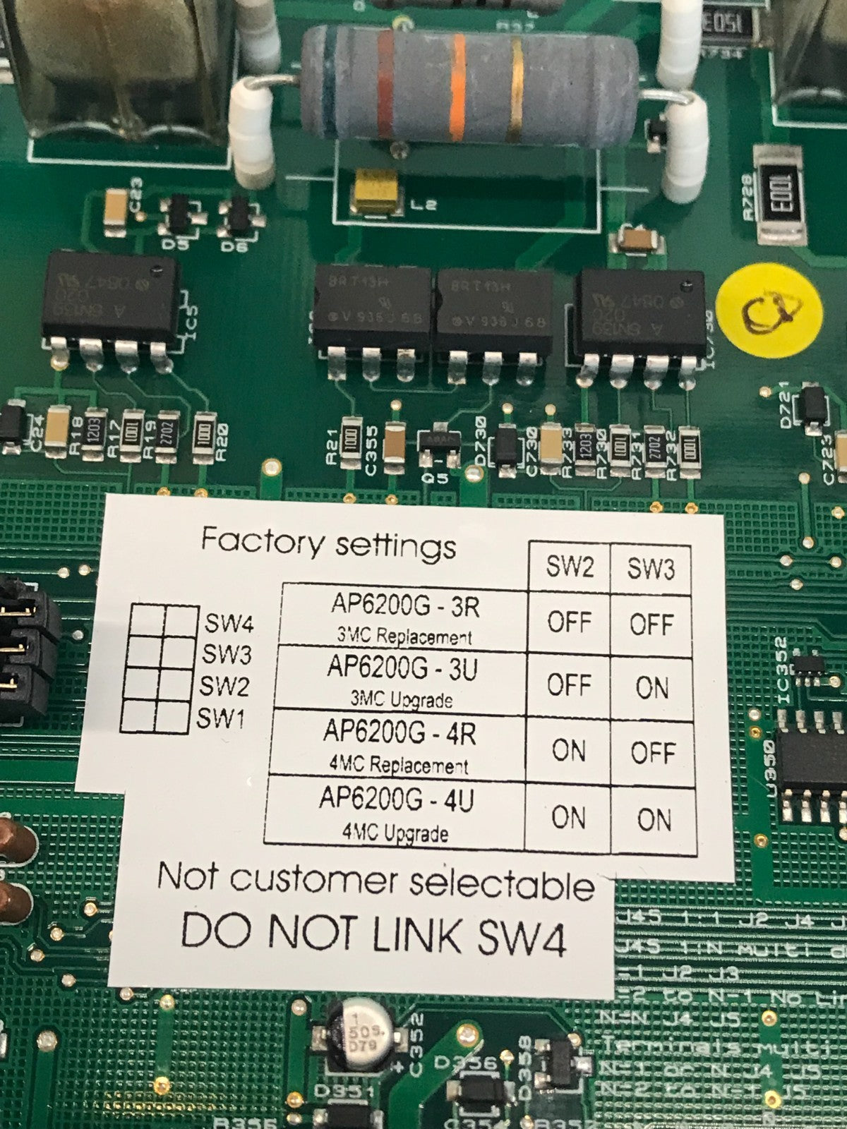 Fairford Electronics 4MC Gold Card 4MC Replacement AP6200G Fast Shipping