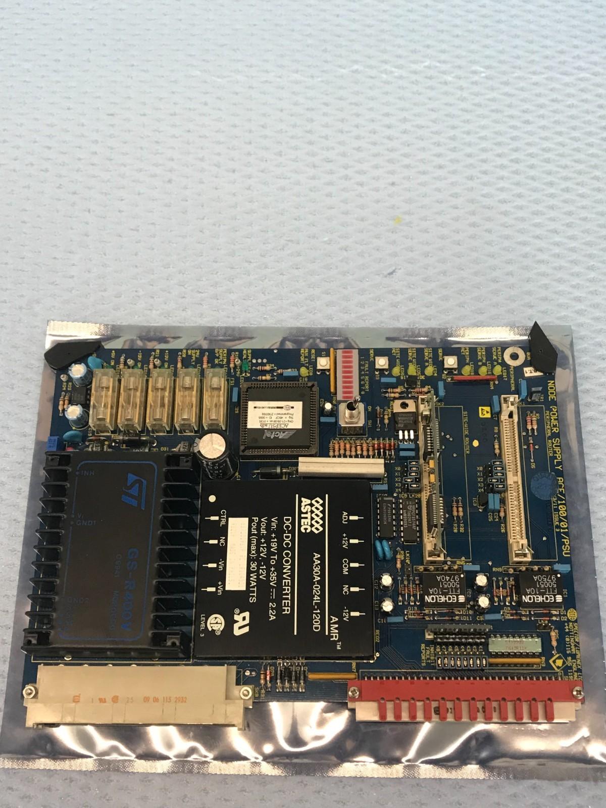 SPECTOR LUMENEX ACE100 ace/100/01/psu TARJETA DE FUENTE DE ALIMENTACIÓN DE NO...