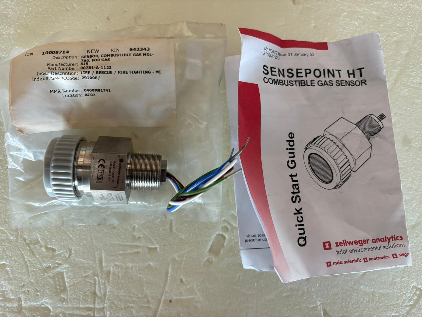 2106B2311 Zellweger Analytics Sensepoint HT Brenngassensor