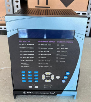GE POWER MANAGEMENT 489-P1-HI-A20-E GENERATORE RELÈ DI GESTIONE SPEDIZIONE VE...
