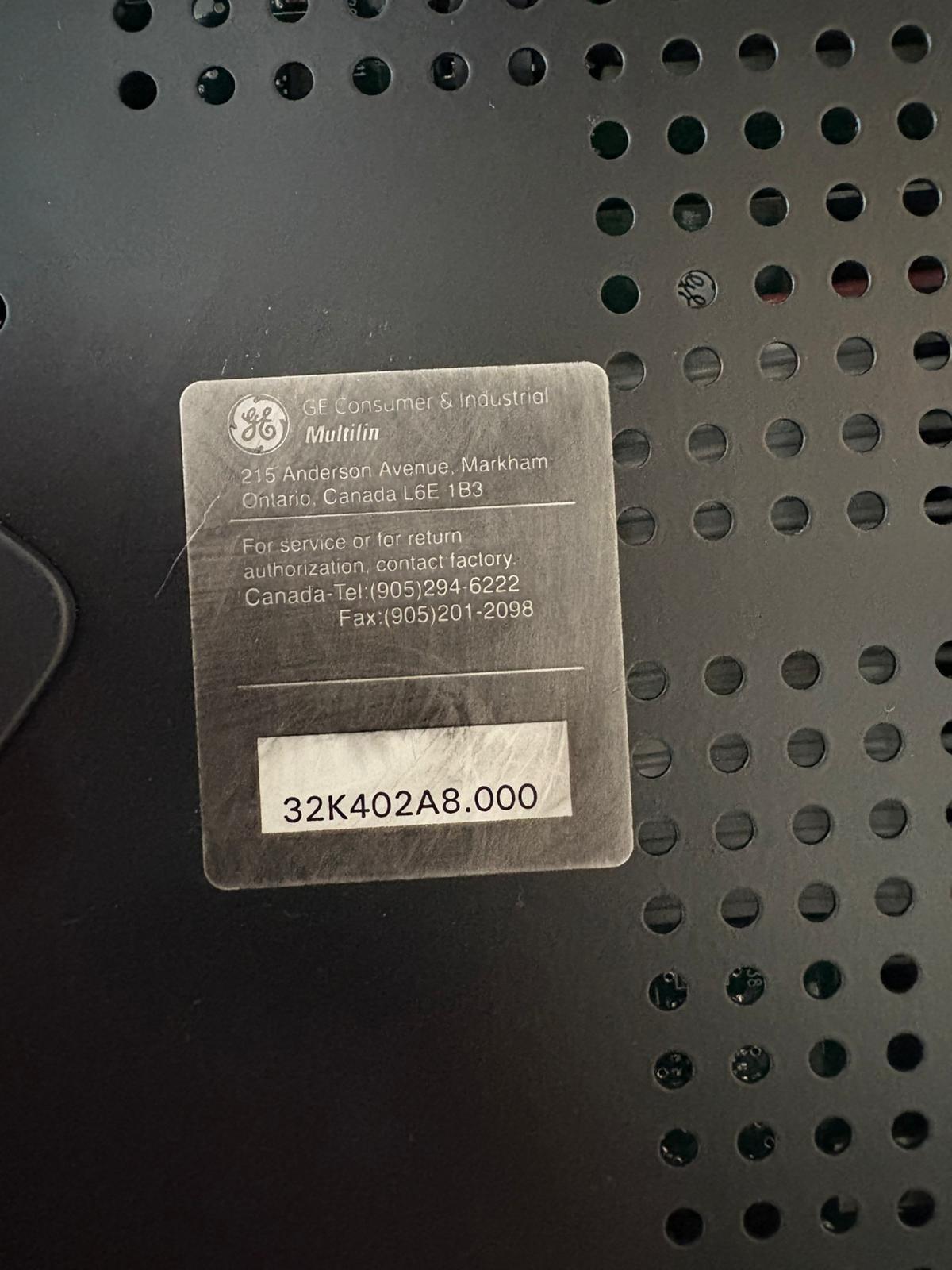 GE POWER MANAGEMENT 489-P1-HI-A20-E GENERATORE RELÈ DI GESTIONE SPEDIZIONE VE...