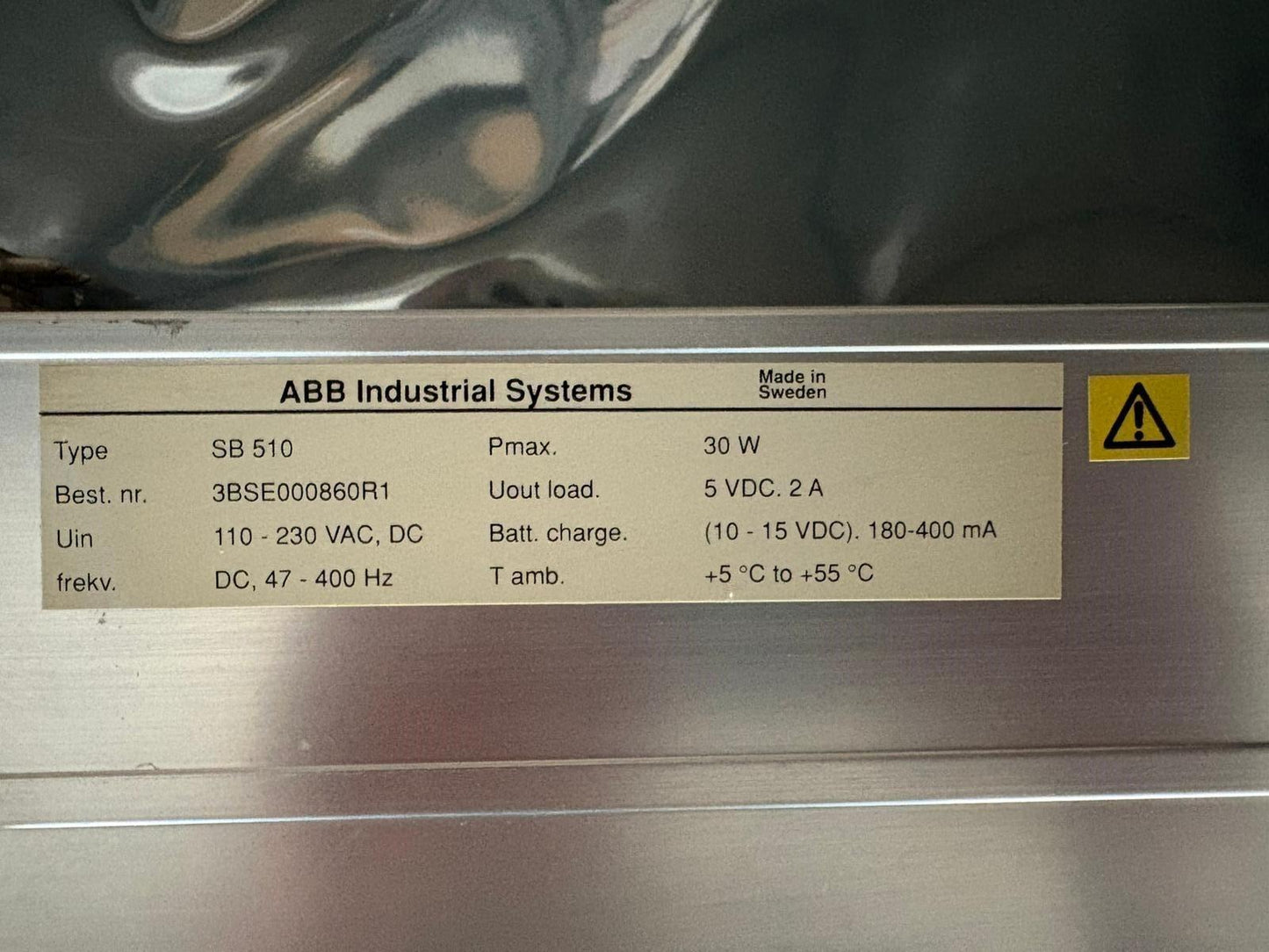 ABB SB510 3BSE000860R1 POWER SUPPLY MODULE FAST SHIPPING