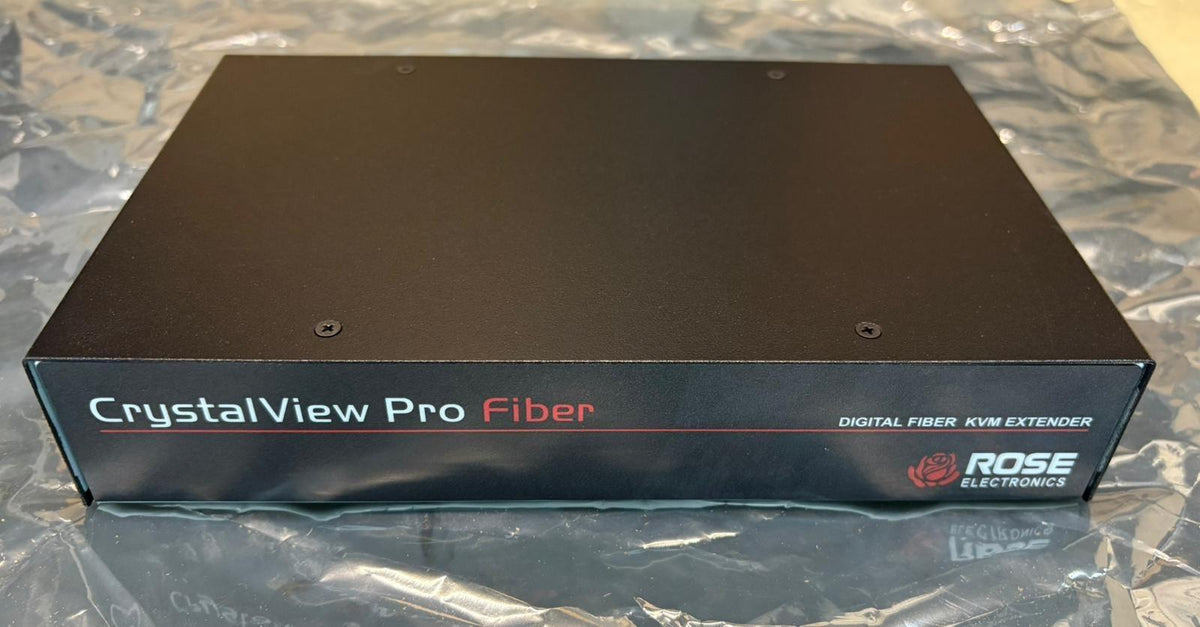 Rosse CRV-DLDFMPDVI/AUD CRV-SRDFMPDVI Crystalview Pro Fiber Digital KVM Extender