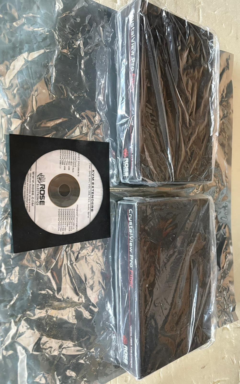 Rosse CRV-DLDFMPDVI/AUD CRV-SRDFMPDVI Crystalview Pro Fiber Digital KVM Extender