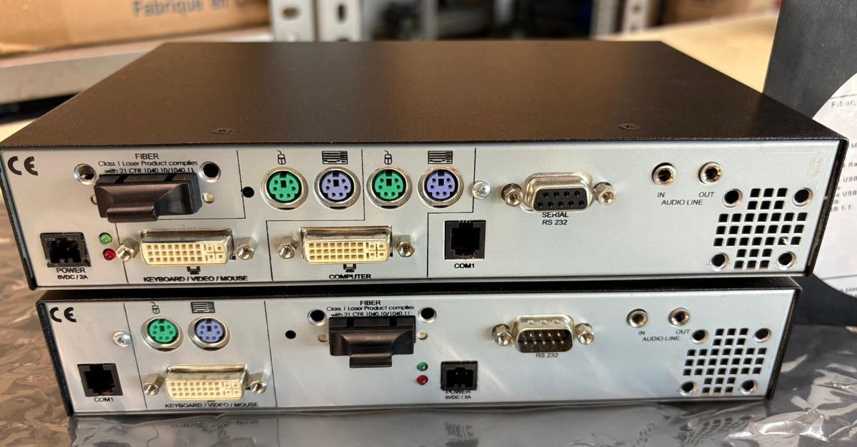Rosse CRV-DLDFMPDVI/AUD CRV-SRDFMPDVI Crystalview Pro Fiber Digital KVM Extender
