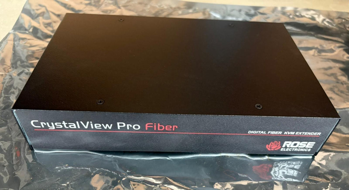 Rosse CRV-DLDFMPDVI/AUD CRV-SRDFMPDVI Crystalview Pro Fiber Digital KVM Extender