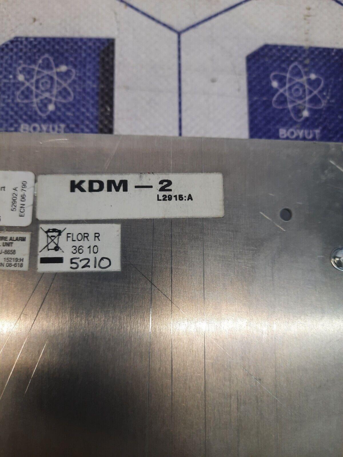 Notifier KDM-2 NFPA 72-1990 ALARM CONTROL UNIT