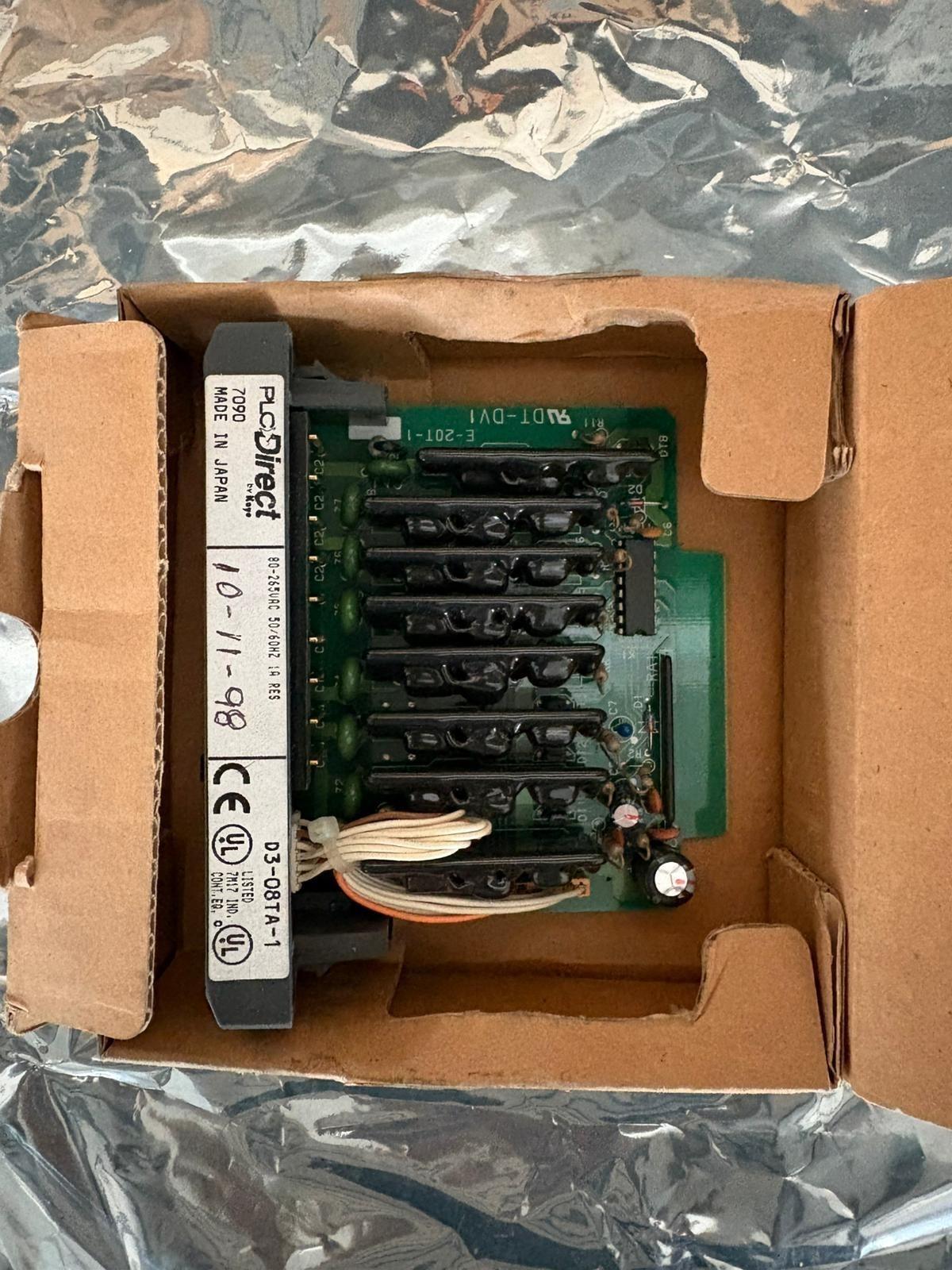 D3-08TA-1 Automation Direct 120-240VAC Output Module DL305 DirectLOGIC Fast Ship