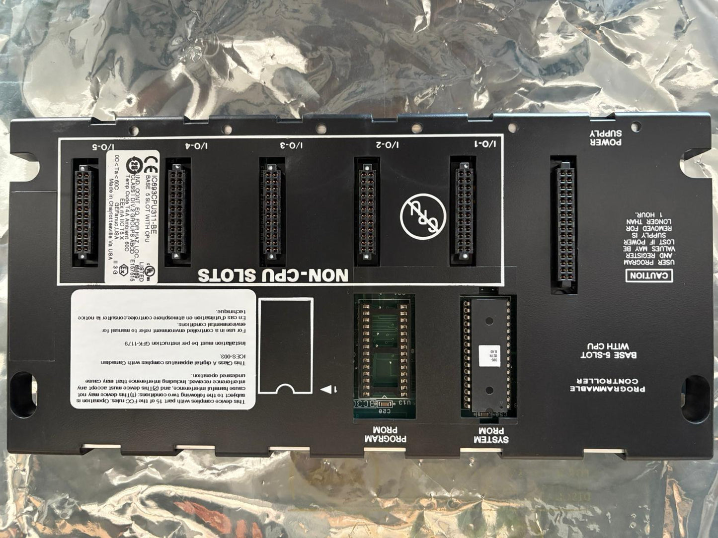 GE FANUC IC693CPU311-BE envío rápido