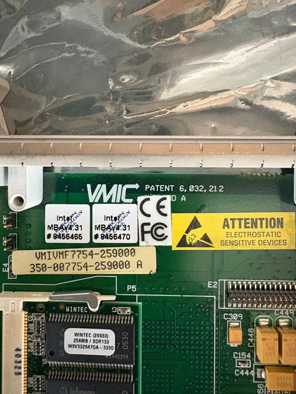 VMIC VMEBUS VME7754 VME-7754 VMIVMF7754-259000 SCHEDA DI CONTROLLO...