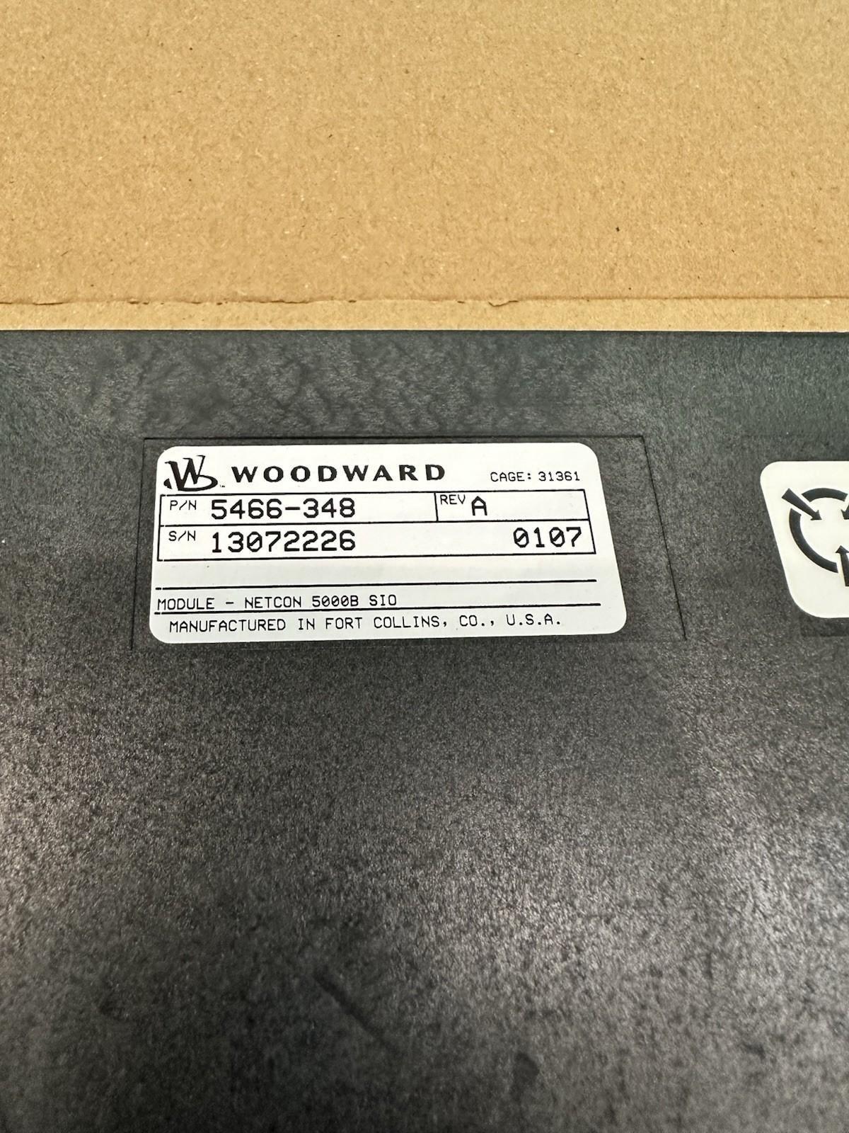 MODULO REV A WOODWARD 5466-348 NETCON 5000B SIO