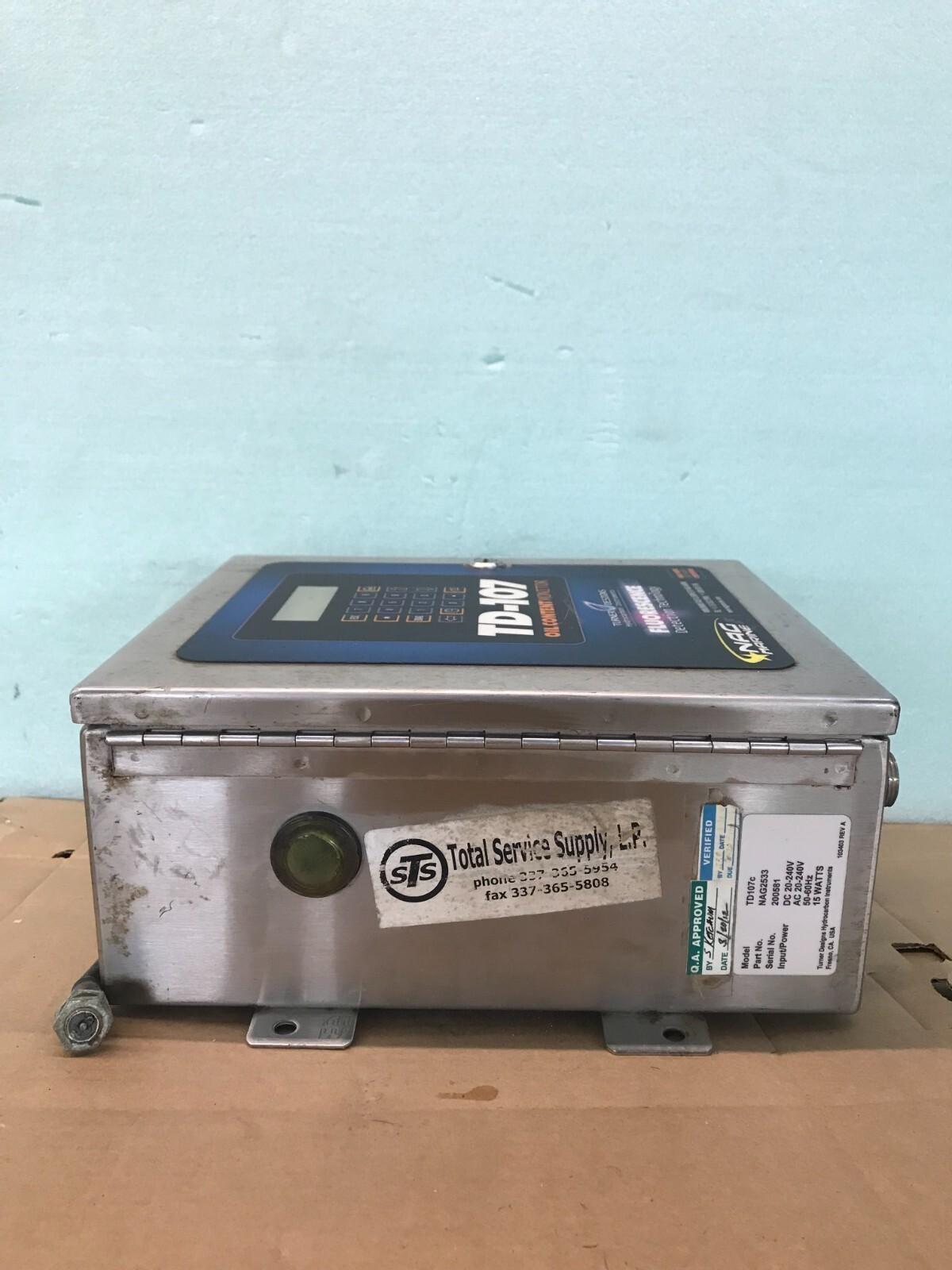 NAG MARINE TD-107c Nag2533 MONITOR CONTENUTO OLIO TD-107 103403 REV:A