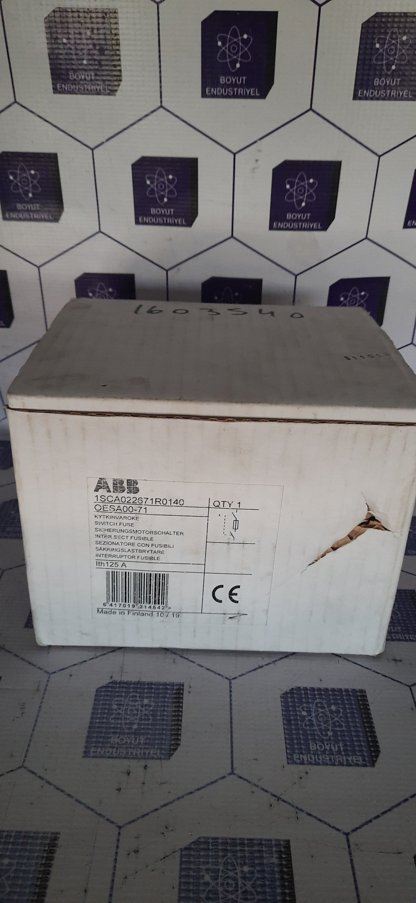 ABB OESA 00 Fuse Switch 1SCA022671R0140 Switch Disconnector fuse DIN type