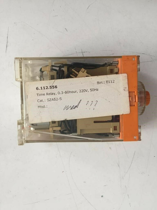 Schleicher Typ SZA52-S Time Relay0,3-60hour,220V,50Hz