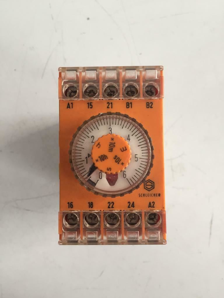 Schleicher Typ SZA52-S Time Relay0,3-60hour,220V,50Hz