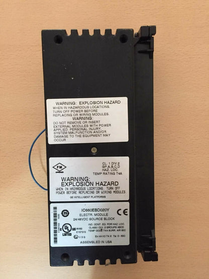 GE FANUC BLOK CAT IC660BBD02O TERM.ASM. IC660TSD020L  ELEKTR ASM IC660EBDO20Y