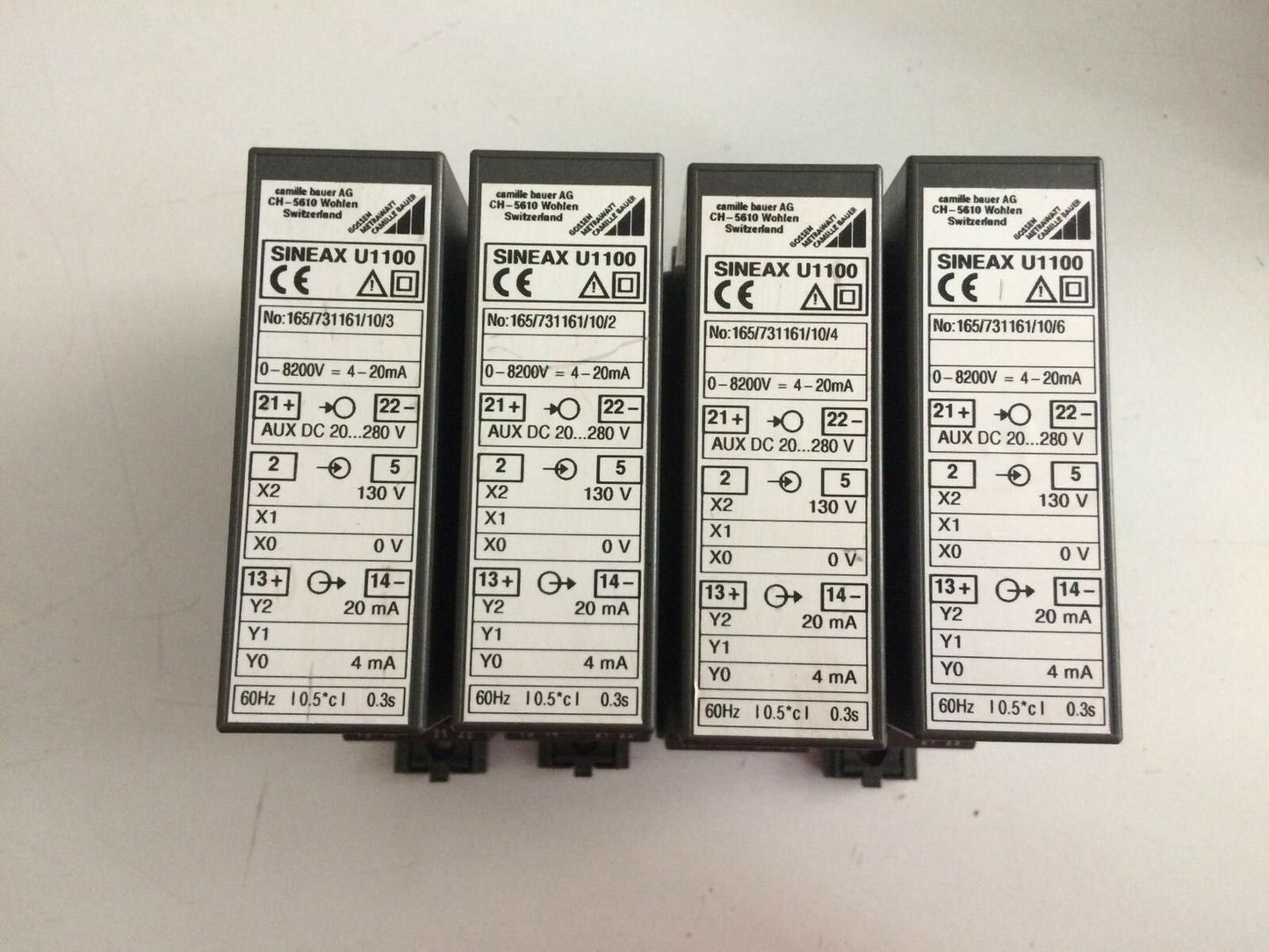 Camille BauerAG CH-5610 Wohlen Swıtzerland Sineax U1100