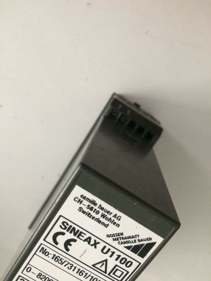 Camille BauerAG CH-5610 Wohlen Swıtzerland Sineax U1100