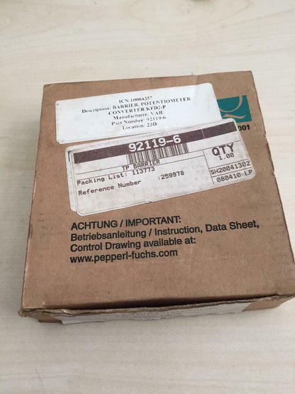 pepperl fuchs kfd2-pt2-ex1 KFD2-PT2-EX1 Potentiometer