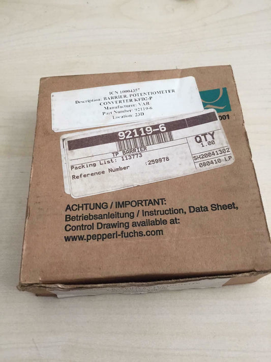 pepperl fuchs kfd2-pt2-ex1 KFD2-PT2-EX1 Potentiometer