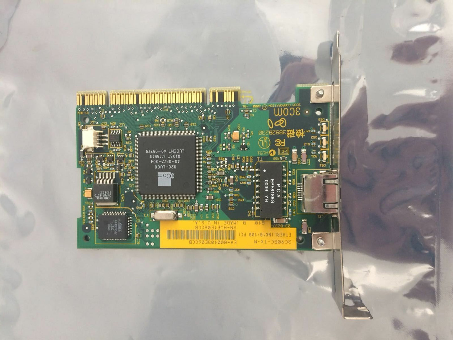 3Com 3C905C-TX-M Etherlink 10/100 PCI Ethernet Network Interface Adapter