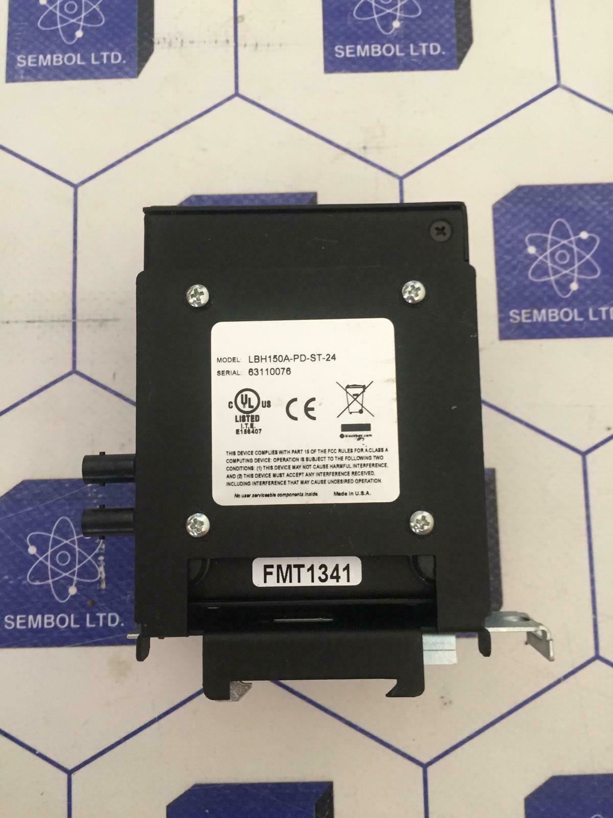 BLACK BOX LBH150A-PD-St-24 Gehärtet 10/100mbps Ecke Schalter