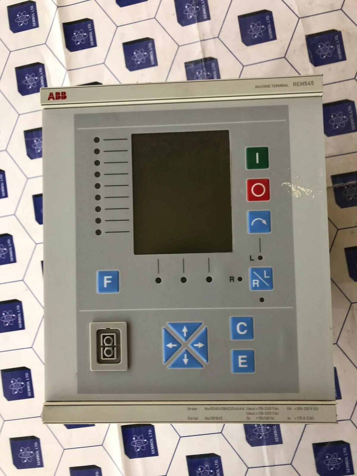 ABB REM545 Machine Terminal Control Module REM545BM225AAAA