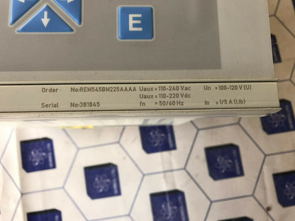 ABB REM545 Machine Terminal Control Module REM545BM225AAAA