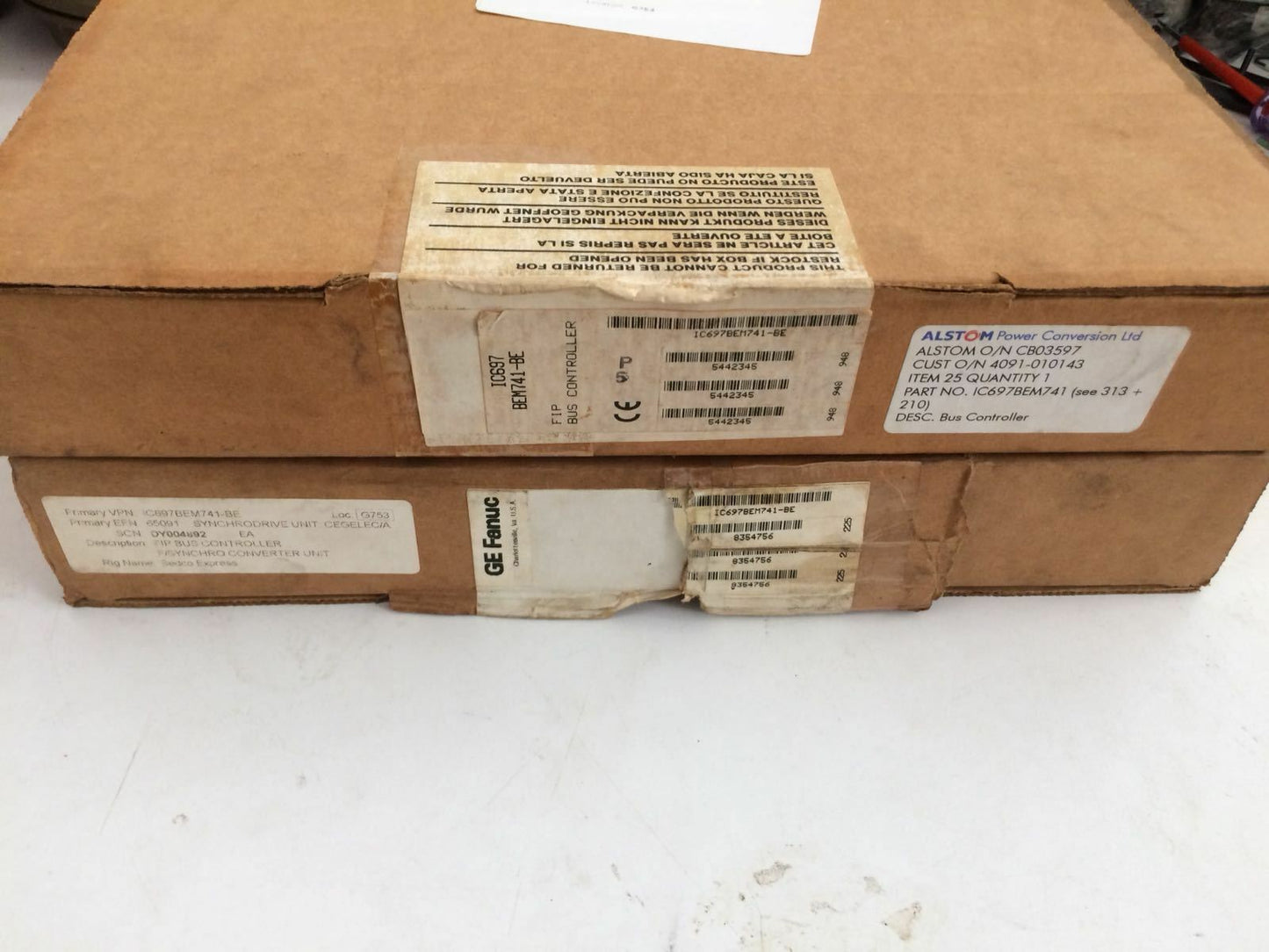 GE Fanuc IC697BEM741-BE Series 90-70 FIP Bus Controller 2-Channels ic697bem741