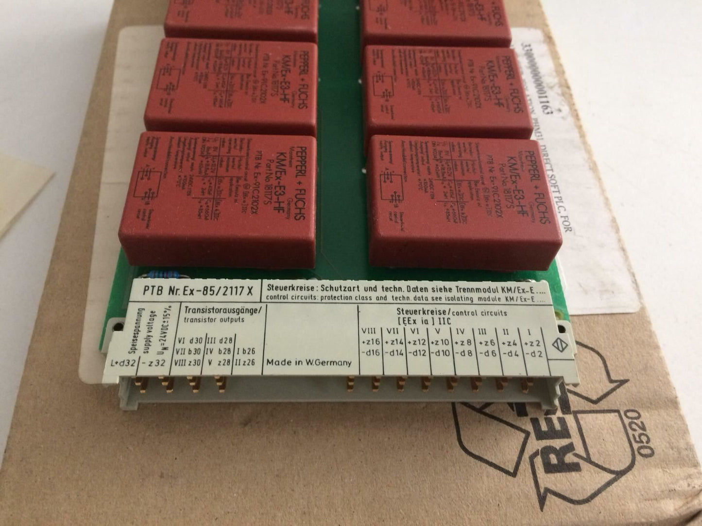 Pepperl + Fuchs Control Circuit Board EG8-T-4HF