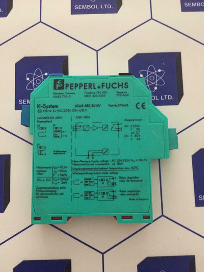 Pepperl Fuchs Kfa5-sr2-ex1.w KFA5-SR2-EX1.W Switch Amplifier