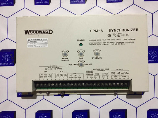 Woodward 9905-003 Rev Y Spm-a Synchronizer 9905003