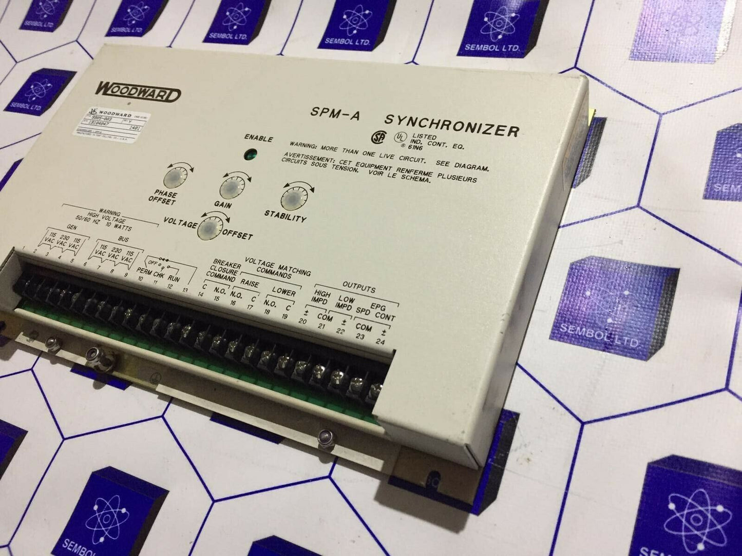 Woodward 9905-003 Rev Y Spm-a Synchronizer 9905003