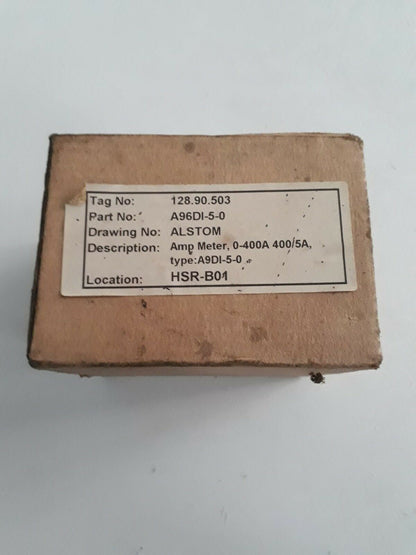 ALSTOM AMPERMETER 0-400A 400/5A A96DI-5-0