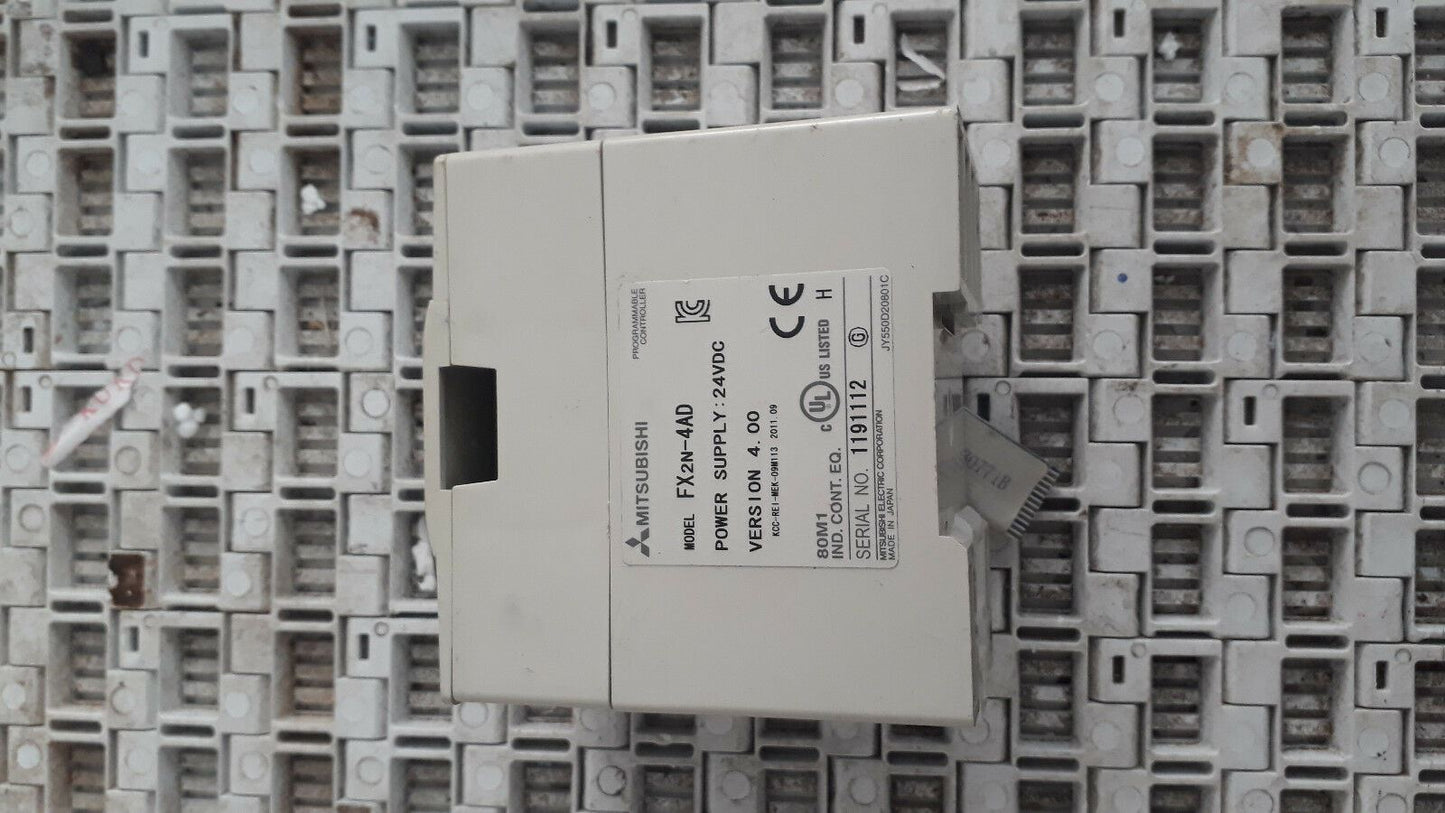 Mitsubishi Programmable Contrôleur Fx2n-4ad Fx2n4ad Plc Module