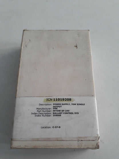 HF70W-SF-24 (24V3A) Shanghai Hengfu Switching power supply Express Shipping