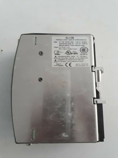 PULS POWER SUPPLY SL2.5 24VDC/2.5A 115/230VAC 1.3/0.7A 50-60Hz